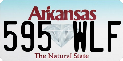 AR license plate 595WLF