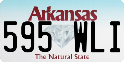 AR license plate 595WLI