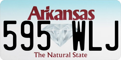 AR license plate 595WLJ