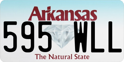 AR license plate 595WLL