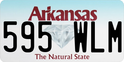 AR license plate 595WLM
