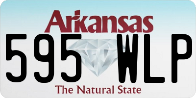 AR license plate 595WLP
