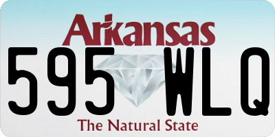 AR license plate 595WLQ