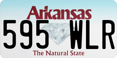AR license plate 595WLR