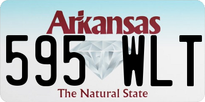 AR license plate 595WLT