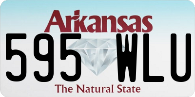 AR license plate 595WLU