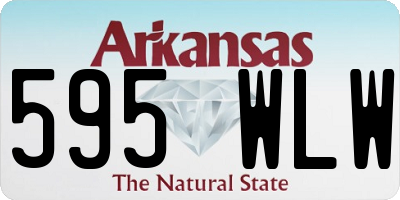 AR license plate 595WLW