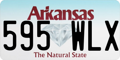 AR license plate 595WLX