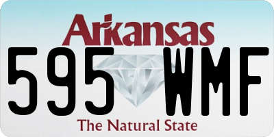 AR license plate 595WMF