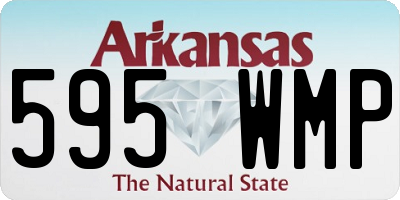 AR license plate 595WMP
