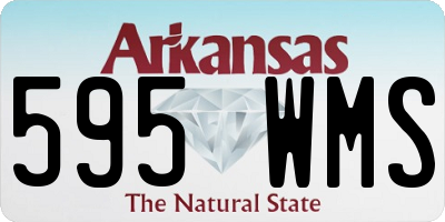 AR license plate 595WMS