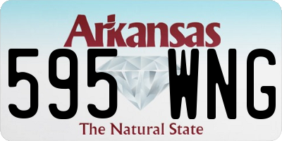 AR license plate 595WNG