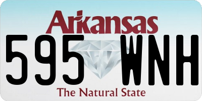 AR license plate 595WNH