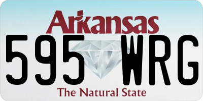 AR license plate 595WRG