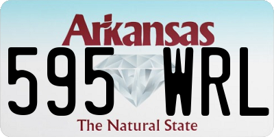 AR license plate 595WRL