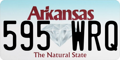 AR license plate 595WRQ