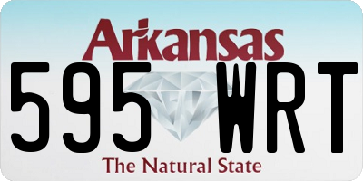 AR license plate 595WRT