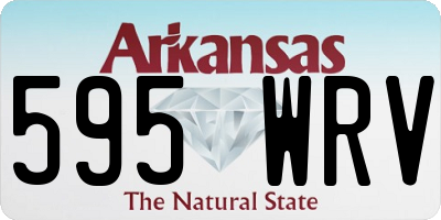 AR license plate 595WRV