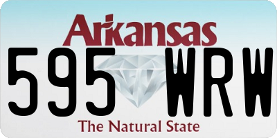 AR license plate 595WRW