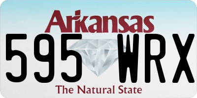 AR license plate 595WRX