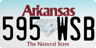 AR license plate 595WSB