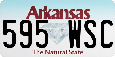 AR license plate 595WSC