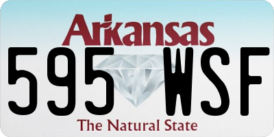 AR license plate 595WSF