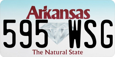 AR license plate 595WSG