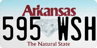 AR license plate 595WSH
