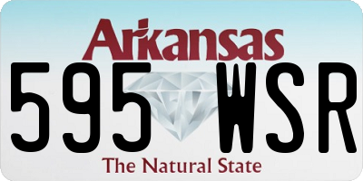 AR license plate 595WSR