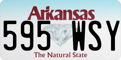 AR license plate 595WSY