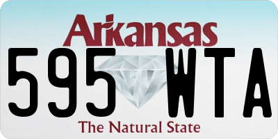 AR license plate 595WTA