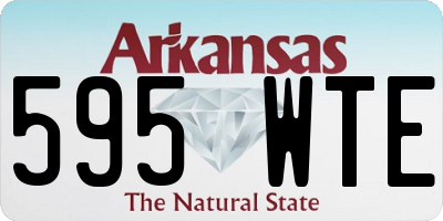 AR license plate 595WTE