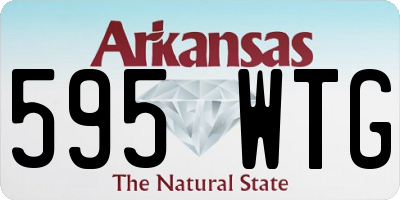 AR license plate 595WTG