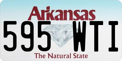 AR license plate 595WTI