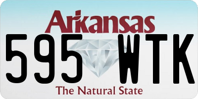 AR license plate 595WTK