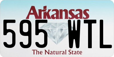 AR license plate 595WTL