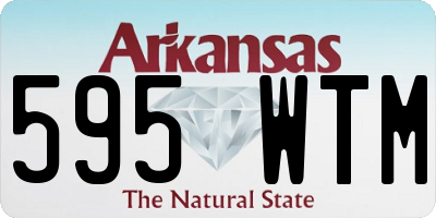 AR license plate 595WTM