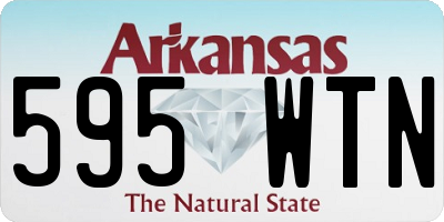 AR license plate 595WTN