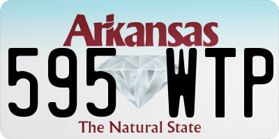 AR license plate 595WTP