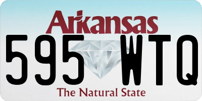 AR license plate 595WTQ
