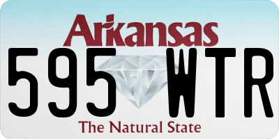AR license plate 595WTR