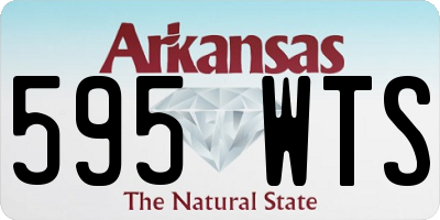 AR license plate 595WTS