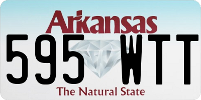 AR license plate 595WTT