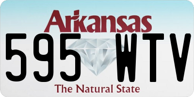 AR license plate 595WTV