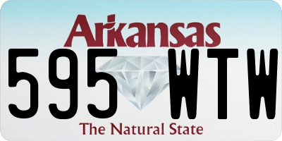 AR license plate 595WTW