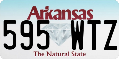 AR license plate 595WTZ