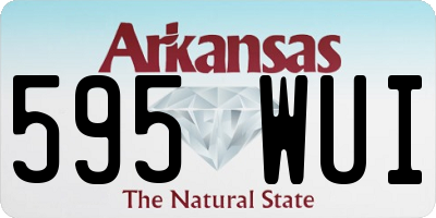 AR license plate 595WUI