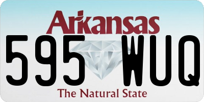 AR license plate 595WUQ