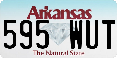 AR license plate 595WUT